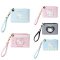 Sanrio 三麗鷗 Hello Kitty 皮質票卡零錢包 (變裝50週年)