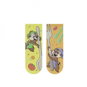 迪士尼 奇奇蒂蒂 磁鐵書籤2入組 (湯叉)