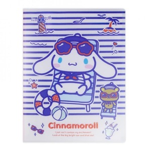 Sanrio 三麗鷗 大耳狗 雙開式資料本 20頁 (條紋海邊)