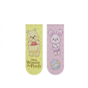 迪士尼 小熊維尼 磁鐵書籤2入組 (維尼小豬)