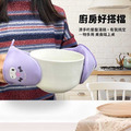 Sanrio 三麗鷗 酷洛米 矽膠隔熱手套2入組 (眨眼 少女日用品特輯)_4