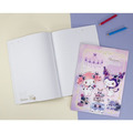 Sanrio 三麗鷗 美樂蒂 酷洛米 16K定頁筆記本 (下午茶)_2