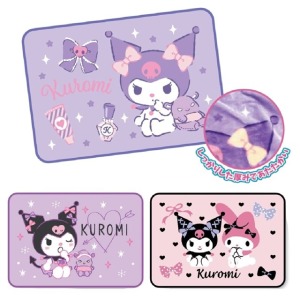 Sanrio 三麗鷗 酷洛米 美樂蒂 絨毛毛毯 100x70cm (粉紫款)