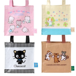 Sanrio 三麗鷗 方形手提袋 (貓貓俱樂部) 喵喵家族 巧克貓