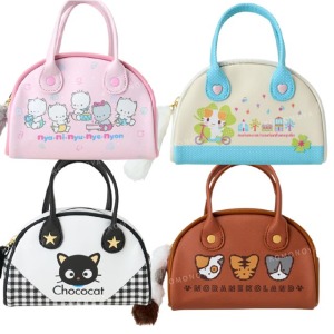Sanrio 三麗鷗 皮質波士頓收納包 (貓貓俱樂部) 喵喵家族 巧克貓