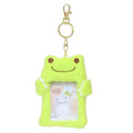 Pickles the Frog 泡菜蛙 絨毛造型拍立得小卡收納套鑰匙圈 (偶像應援)