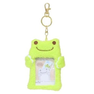Pickles the Frog 泡菜蛙 絨毛造型拍立得小卡收納套鑰匙圈 (偶像應援)