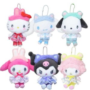 Sanrio 三麗鷗 絨毛玩偶吊飾 (應援動物學院款) Kitty 美樂蒂 酷洛米 大耳狗 帕恰狗