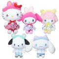 Sanrio 三麗鷗 絨毛玩偶娃娃 (應援動物學院款) Kitty 美樂蒂 酷洛米 大耳狗 帕恰狗