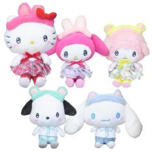 Sanrio 三麗鷗 絨毛玩偶娃娃 (應援動物學院款) Kitty 美樂蒂 酷洛米 大耳狗 帕恰狗