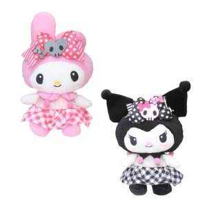 Sanrio 三麗鷗 絨毛玩偶娃娃 M (粉黑派對) 美樂蒂 酷洛米
