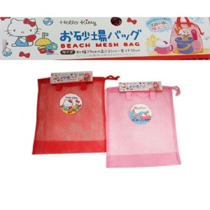 Sanrio 三麗鷗 Hello Kitty 手提束口網袋 (2色隨機出貨)