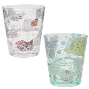 Sanrio 三麗鷗 透明無把壓克力杯 200ml (大集合款)
