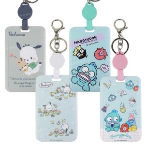 Sanrio 三麗鷗 伸縮滑蓋證件套 帕恰狗 人魚漢頓