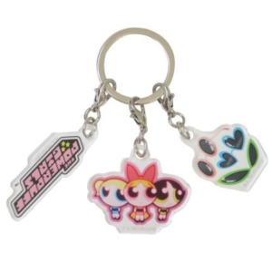 飛天小女警 壓克力三連鑰匙圈 (集合款)