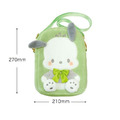 Sanrio 三麗鷗 絨毛造型斜背包 (立體耳朵款) 帕恰狗 人魚漢頓_5
