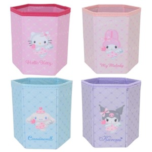 Sanrio 三麗鷗 不織布摺疊六角收納盒 (Cupid) Kitty 美樂蒂 酷洛米