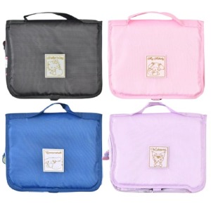 Sanrio 三麗鷗 尼龍吊掛式盥洗包 (抱水果款) Kitty 酷洛米 美樂蒂