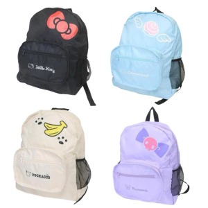 Sanrio 三麗鷗 摺疊旅行後背包 (名字款) Kitty 美樂蒂 酷洛米 大耳狗 帕恰狗
