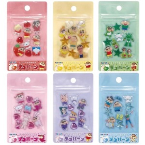 蠟筆小新 PVC立體水鑽貼紙組 (角色款) 小愛 阿梅 園長先生 蜜琪席林