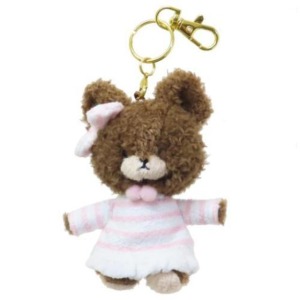 小熊學校 絨毛吊飾娃娃 (蝴蝶結)