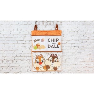 迪士尼 奇奇蒂蒂 扣式信插掛袋 (橘款)