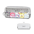 Sanrio 三麗鷗 x Obakenu 幽靈 雙拉鍊方形筆袋 (聯名款) 大集合 快樂男團_1