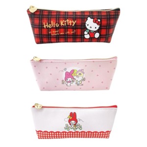 Sanrio 三麗鷗 船型拉鍊筆袋 (Kitty50週年經典) Kitty 凱蒂貓