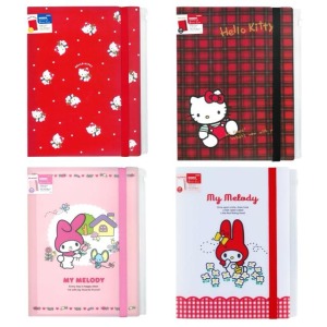 Sanrio 三麗鷗 A4 5+1多功能資料夾 (Kitty50週年經典) Kitty 凱蒂貓