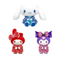 Sanrio 三麗鷗 絨毛玩偶娃娃 M (和服款) 美樂蒂 酷洛米 大耳狗