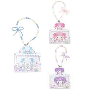 【限購】Sanrio 三麗鷗 x 粧美堂 串珠票卡包 (緞帶款) 美樂蒂 酷洛米 大耳狗