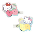 Sanrio 三麗鷗 多用途髮夾兩入組 (草莓檸檬款) Kitty 美樂蒂 酷洛米 大耳狗_2