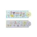 Sanrio 三麗鷗 大集合 塑膠折疊尺 17cm (閒聊下午茶)