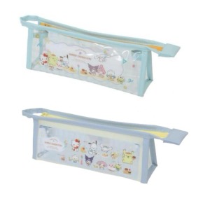 Sanrio 三麗鷗 大集合  PVC拉鍊筆袋 (閒聊下午茶)