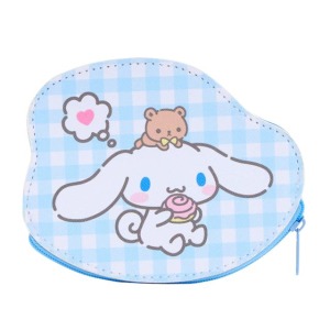 Sanrio 三麗鷗 大耳狗 皮質拉鍊零錢袋 (肉桂捲款)
