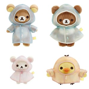 San-X 拉拉熊 絨毛玩偶娃娃 (雨衣款)