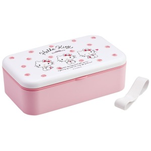 Skater Sanrio 三麗鷗 便當盒附餐具組 1000ml PLB10SF (粉白動作款)