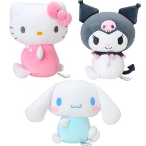 Sanrio 三麗鷗 絨毛玩偶安全帶靠墊 (側坐款) Kitty 大耳狗 酷洛米