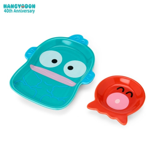 三麗鷗 人魚漢頓 造型瓷盤2入組 (40週年 好友領結)