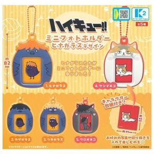 排球少年 相片吊飾鑰匙圈盲盒 全套五入組 (大臉款)