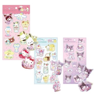 Sanrio 三麗鷗 造型亮片搖搖貼紙 (下午茶) 大集合 酷洛米