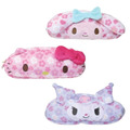 Sanrio 三麗鷗 絨毛大臉拉鍊筆袋 (櫻花款) Kitty 美樂蒂 酷洛米