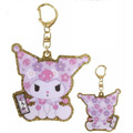 Sanrio 三麗鷗 壓克力吊飾鑰匙圈 (金粉櫻花款) Kitty 美樂蒂 酷洛米_4