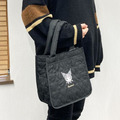 Sanrio 三麗鷗 桁縫手提托特包 (黑白千鳥格) Kitty 酷洛米_3