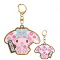 Sanrio 三麗鷗 壓克力吊飾鑰匙圈 (金粉櫻花款) Kitty 美樂蒂 酷洛米_3