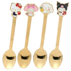 Sanrio 三麗鷗 不鏽鋼造型點心匙 (夏日氣泡特調) Kitty 大耳狗 美樂蒂