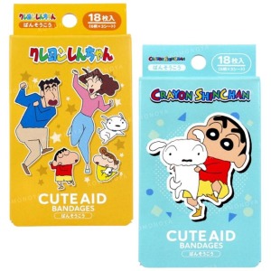 蠟筆小新 盒裝OK繃18入組  (家人/小白)