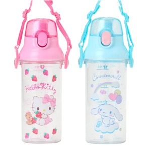 Sanrio 三麗鷗 兒童直飲透明水壺 480ml Kitty 大耳狗 酷洛米