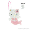 Sanrio 三麗鷗 Hello Kitty 貝母紋造型隨身鏡吊飾 (fantasy 美人魚)_1