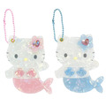 Sanrio 三麗鷗 Hello Kitty 貝母紋造型隨身鏡吊飾 (fantasy 美人魚)